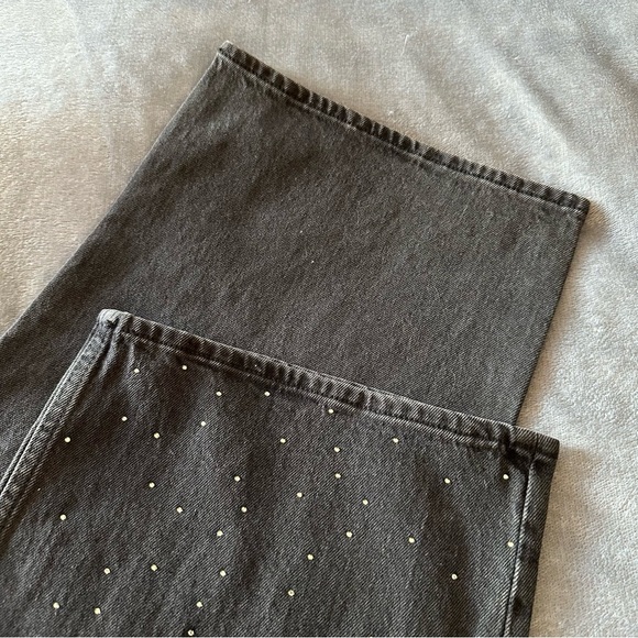 NWT Abercrombie & Fitch Low Rise The Baggy Stones Grey Jeans Size 34 Short - Picture 13 of 13